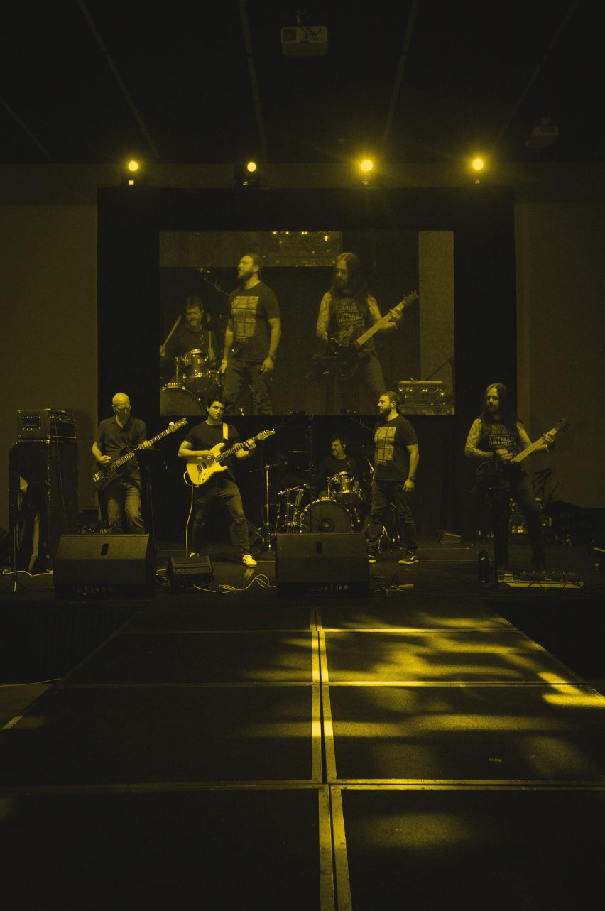 Band performing